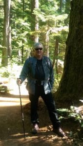 Jan Hiking in Cascades